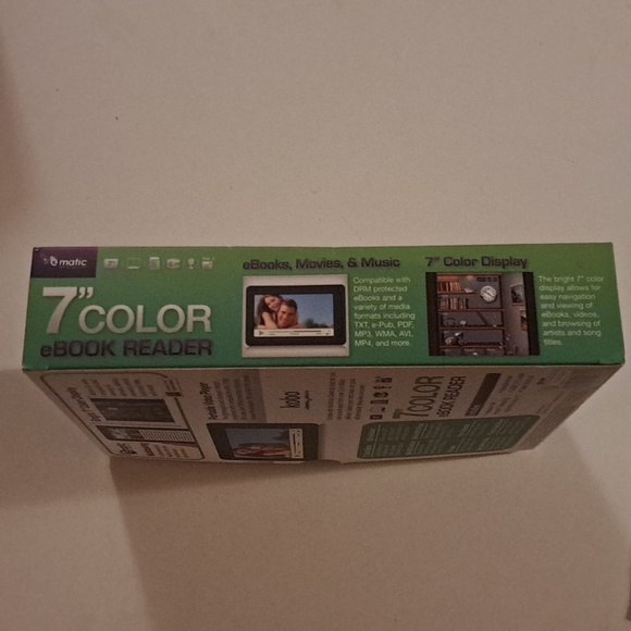 Ematic 7" Color ebook Reader-Pink - Picture 7 of 7